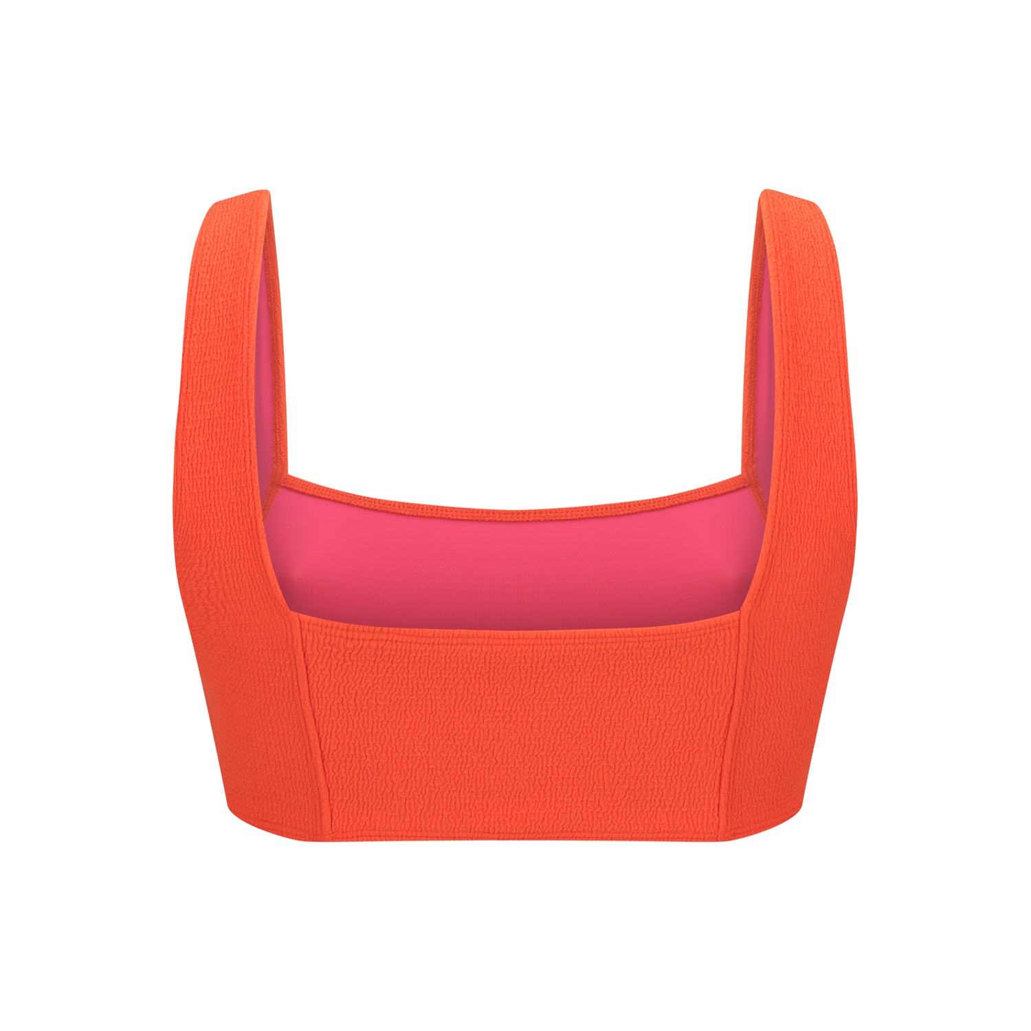 Walking On A Dream / bikini top / Tangerine
